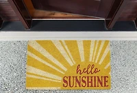 Hello Sunshine Coir Doormat
