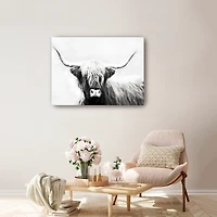 Highland Longhorn Canvas Art Print, 32x24 in.