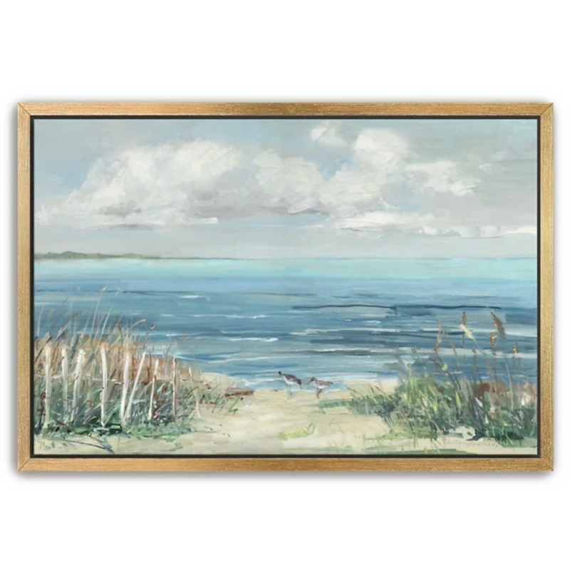 Lively Cove Framed Canvas Art Print, 38x26 in.