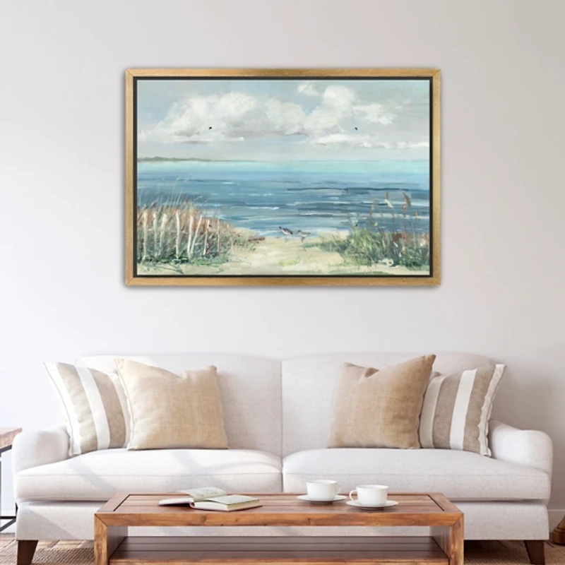 Lively Cove Framed Canvas Art Print, 48x32 in.