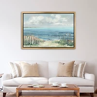 Lively Cove Framed Canvas Art Print, 48x32 in.