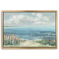 Lively Cove Framed Canvas Art Print, 48x32 in.