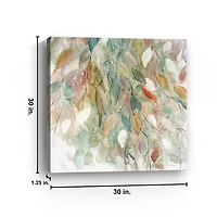 Rainy Cascade Canvas Art Print, 30x30 in.