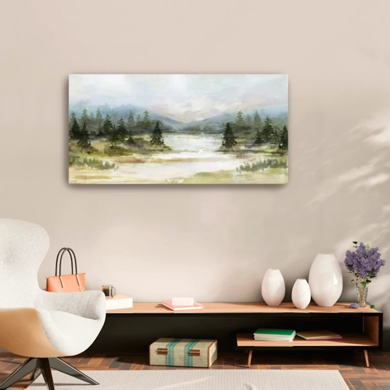 River View Canvas Art Print
