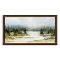 River View Framed Canvas Art Print, 30x60