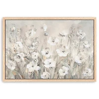 Shades of White Framed Canvas Art Print, 32x48
