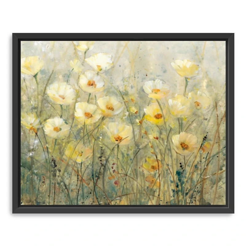 Summer in Bloom Framed Canvas Art Print