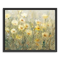 Summer in Bloom Framed Canvas Art Print