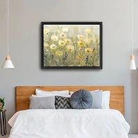 Summer in Bloom Framed Canvas Art Print, 32x42