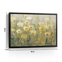 Summer in Bloom Framed Canvas Art Print, 32x42