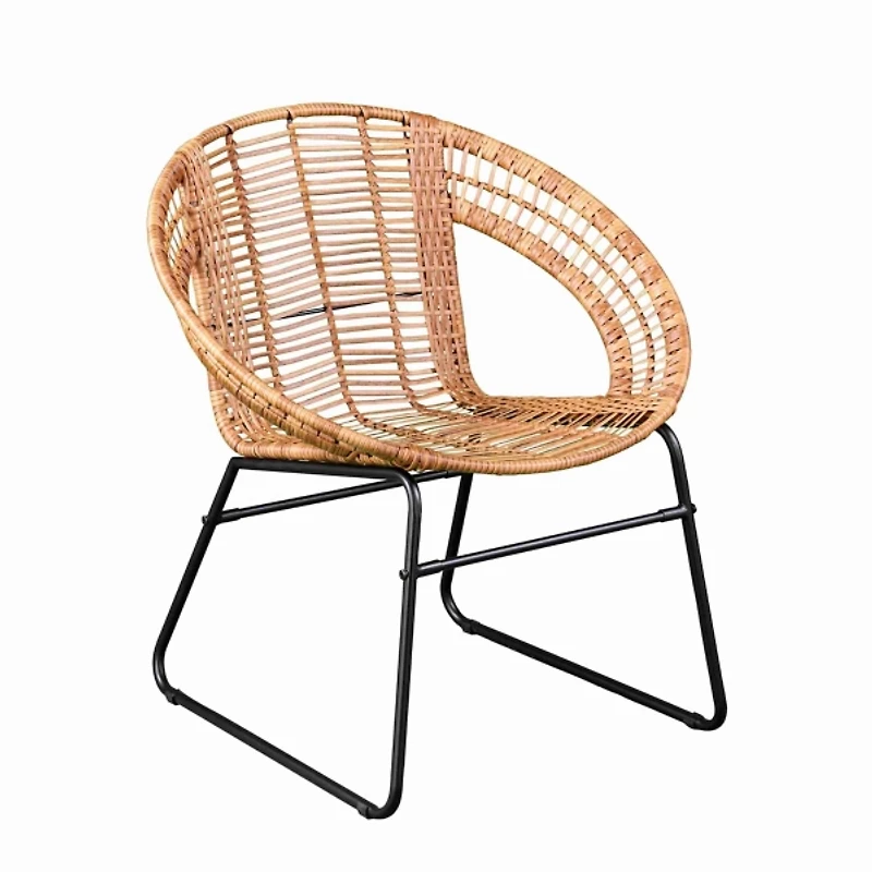 Tan Rattan Alhandra 3-pc. Outdoor Conversation Set
