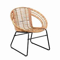 Tan Rattan Alhandra 3-pc. Outdoor Conversation Set