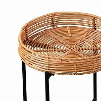 Tan Rattan Alhandra 3-pc. Outdoor Conversation Set