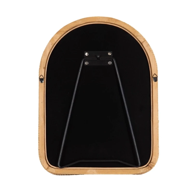 Natural Rattan Arch Raleigh Tabletop Mirror