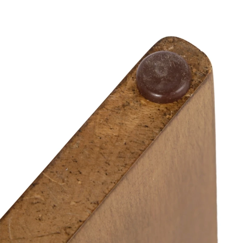 Natural Wood Round Sierra Accent Table