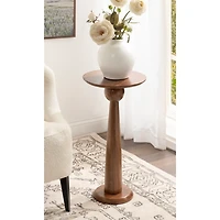 Walnut Brown Wood Jakob Accent Table