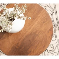 Walnut Brown Wood Jakob Accent Table