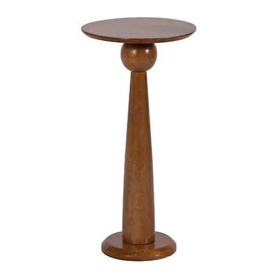 Walnut Brown Wood Jakob Accent Table