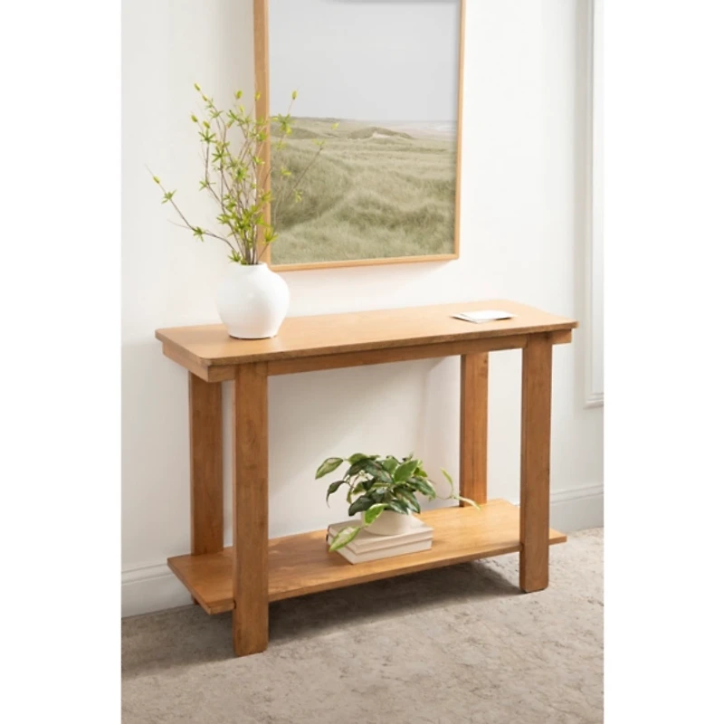 Natural Wood Foxford Console Table