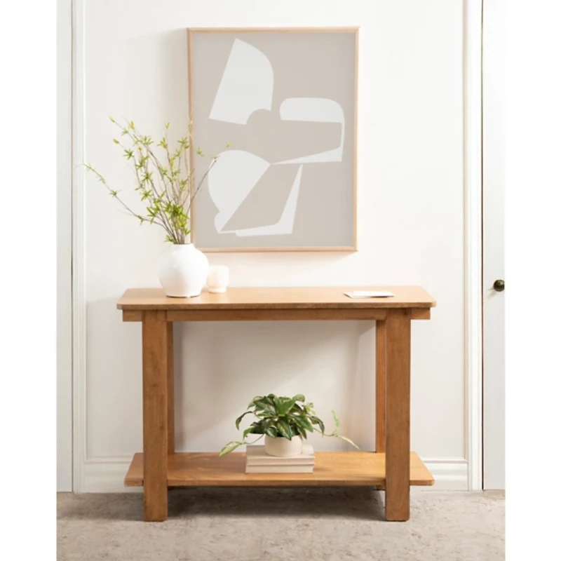 Natural Wood Foxford Console Table
