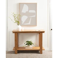 Natural Wood Foxford Console Table
