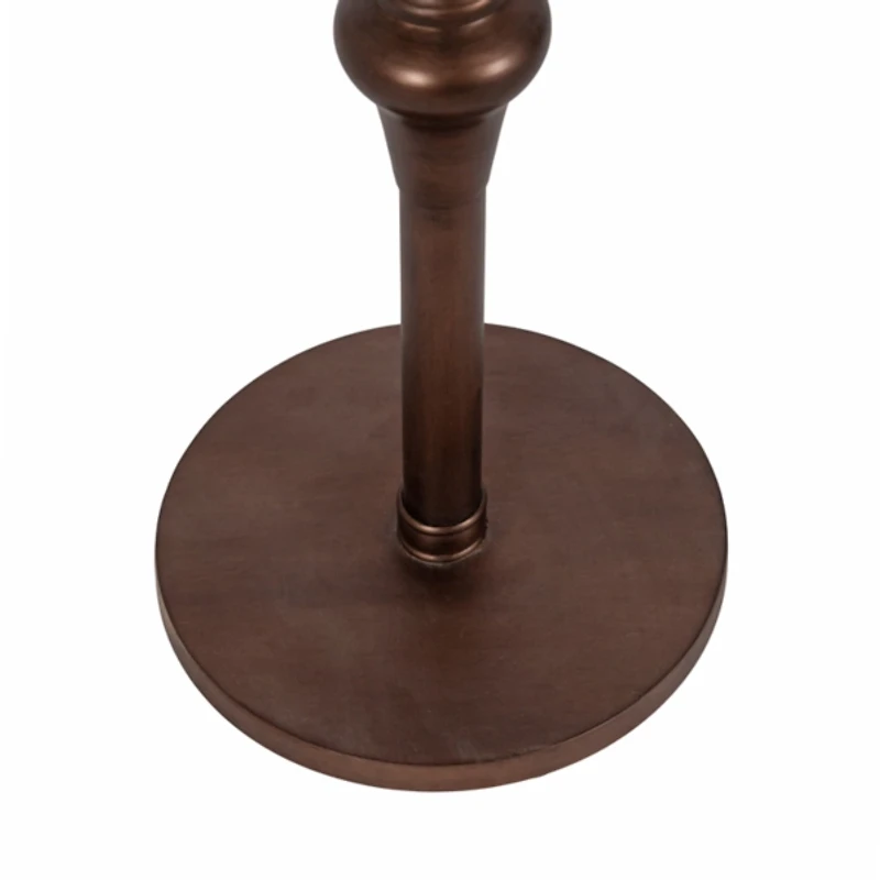 Brushed Bronze Metal Stratton Accent Table