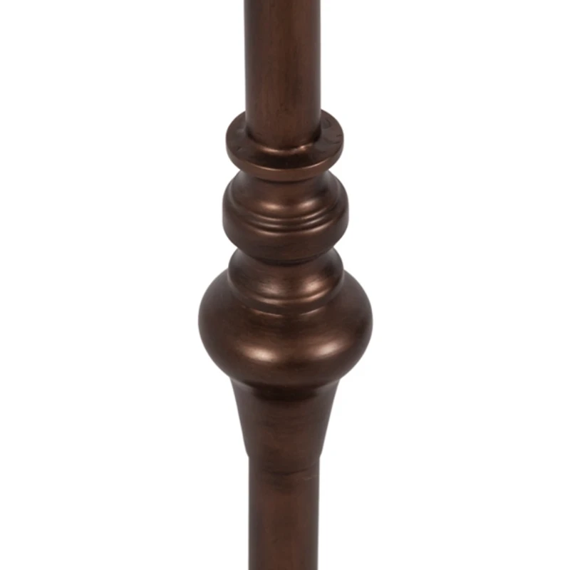 Brushed Bronze Metal Stratton Accent Table