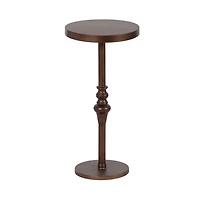 Brushed Bronze Metal Stratton Accent Table