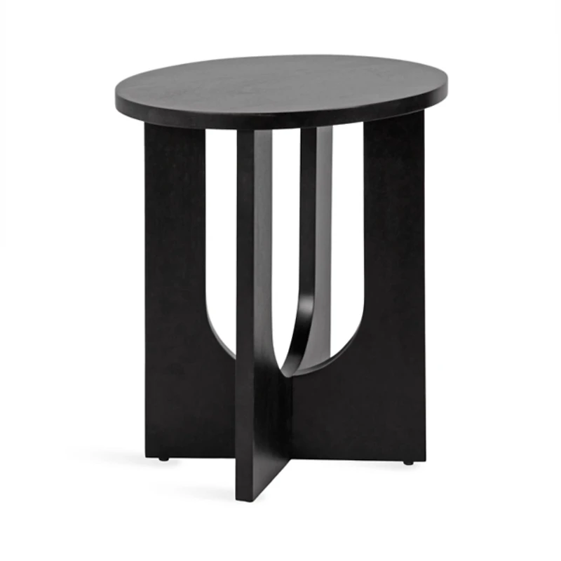 Wood Sureda Oval Accent Table