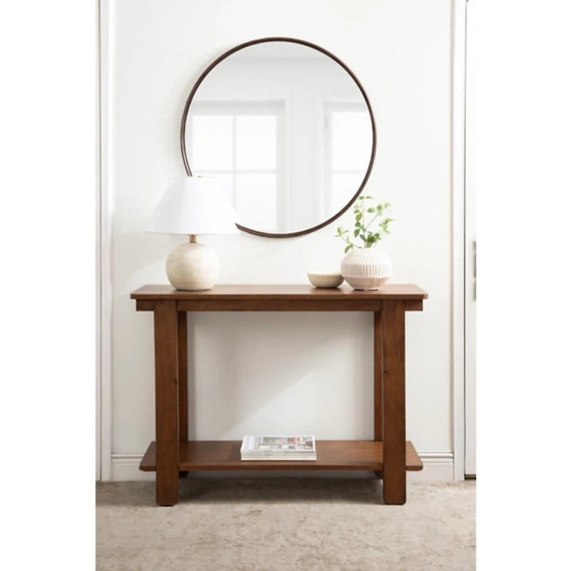 Walnut Brown Foxford Console Table