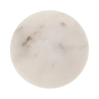 Natural Wood and Marble Wegner Accent Table