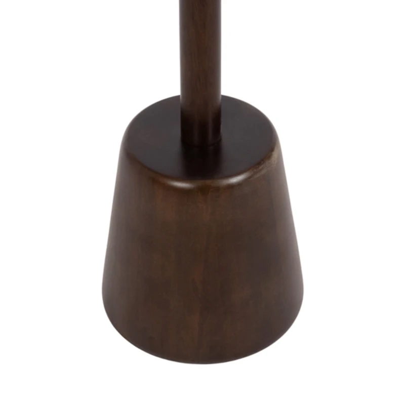 Marble & Brown Wood Tara Accent Table