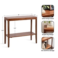 Walnut Brown Talcott Console Table