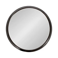 Pewter Metal Mirrored Sanzo Accent Table