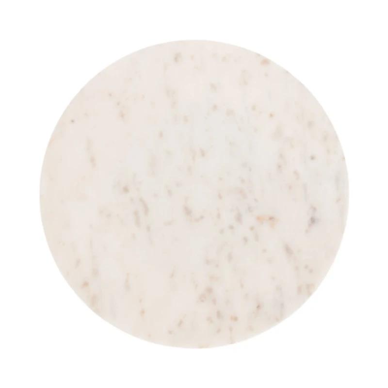 Marble & Natural Wood Tara Accent Table