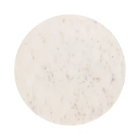 Marble & Natural Wood Tara Accent Table