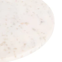 Marble & Natural Wood Tara Accent Table