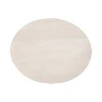 White Wood Sureda Oval Accent Table