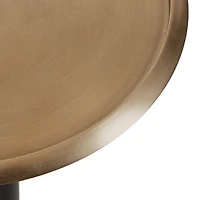 Gold & Black Metal Sanzo Accent Table