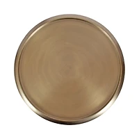 Gold & Black Metal Sanzo Accent Table