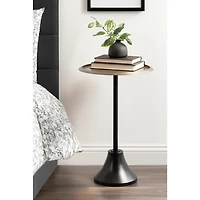 Gold & Black Metal Sanzo Accent Table