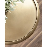 Gold & Black Metal Sanzo Accent Table