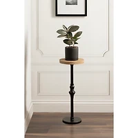 Natural Wood Stratton Accent Table
