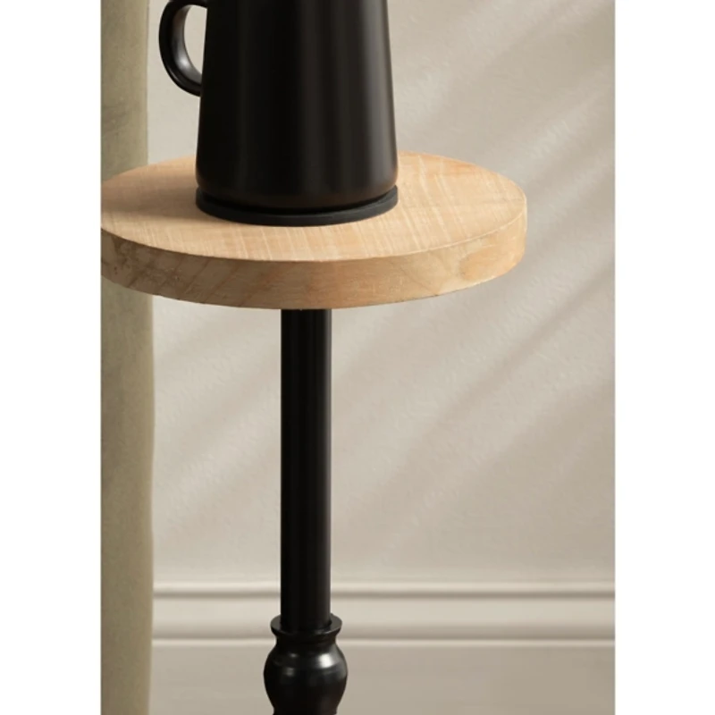 Natural Wood Stratton Accent Table