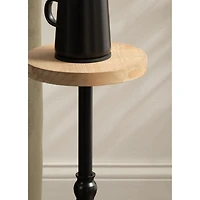 Natural Wood Stratton Accent Table