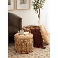 Woven Hyacinth 2-pc. Nesting Accent Table Set