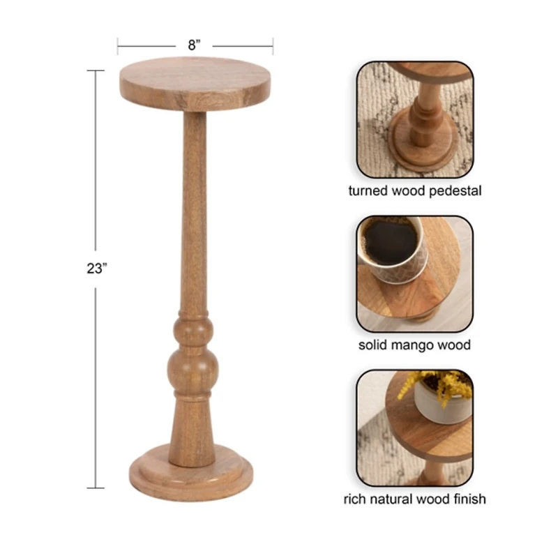 Natural Wood Wegner Accent Table