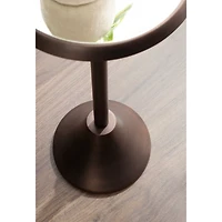 Bronze Metal Mirrored Sanzo Accent Table