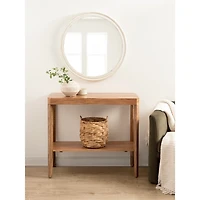 Natural Wood Talcott Console Table
