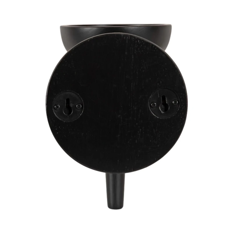 Black Wood Shay Wall Sconce